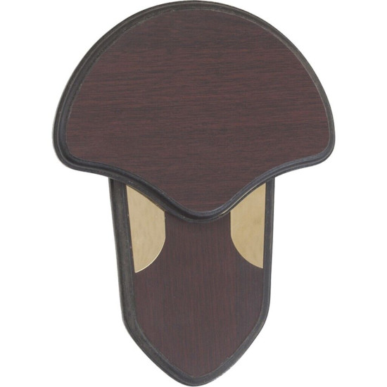 Allen Company Turkey Tail & Beard Mounting Kit, Wood Grain Finish with Brass Cover – Model 566