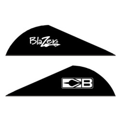 Bohning Blazer Vanes 2" Solid Black 36Pk