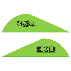 Bohning Blazer Vanes 2" Solid Neon Green 100Pk