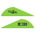 Bohning Blazer Vanes 2" Solid Neon Green 100Pk