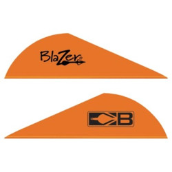 Bohning Blazer Vanes 2" Solid Neon Orange 100Pk