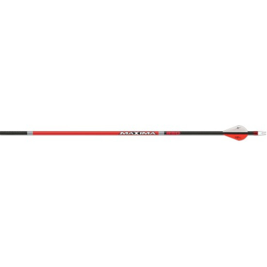 Carbon Express Arrow Maxima Red 350 W/2" Vanes 6Pk, 50754, 044734507541