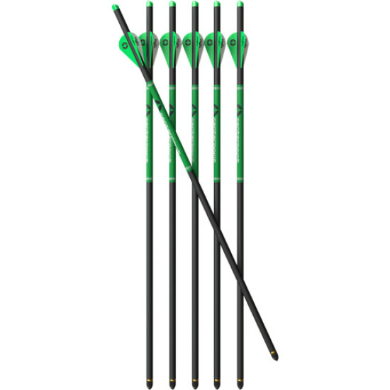 Centerpoint Xbow Arrow 20" Cp400 Carbon 6Pk, AXCCA20TPK, 843382003838