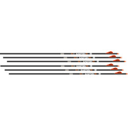 Easton Arrow 6.5Mm Match Grade 400 W/2" Bully Vanes 6-Pack