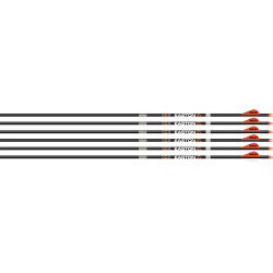 Easton Arrow 6.5Mm Match Grade 500 W/3" Aae Hybrid Vanes 6Pk