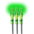 Lumenok Lighted Nock Gt-Series Green 3Pk