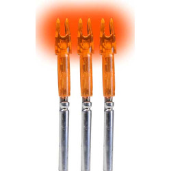 Lumenok Lighted Nock X-Series Hd Orange 3Pk