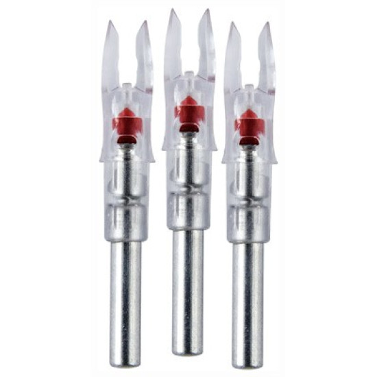 Nockturnal Lighted Nock Gt-Series Red 3/Pack, NT102, 818322010030