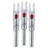 Nockturnal Lighted Nock Gt-Series Red 3/Pack