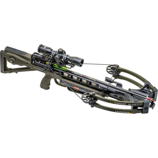 Tenpoint Xbow Venom X Acuslide Pro View Scope 400Fps Moss, CB24007-1559, 788244017342