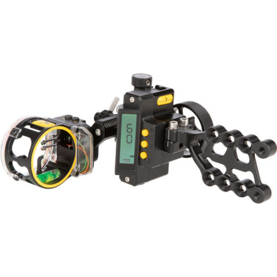 Trophy Ridge Bow Sight Digital React 3-Pin .019/.010 Rh Black, AS713DR19, 754806334257