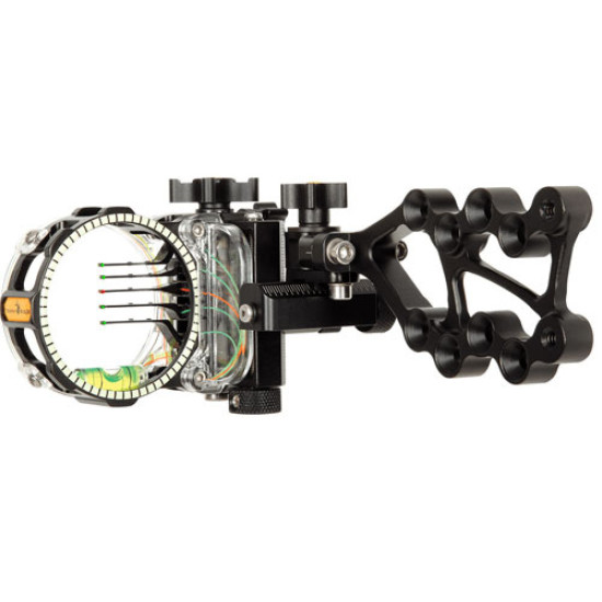 Trophy Ridge Bow Sight React Pro 5-Pin .019 Rh Black, AS825R19, 754806146393