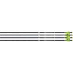 Easton 4Mm Emj Match Grade 340 6-Pack W/ 3" Aae Hybrid Vanes