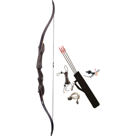 Pse Recurve Bow Kit Pro Max 54" 20# Rh, 42230R5420, 042958569017