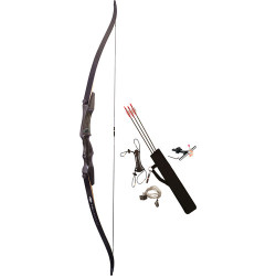 Pse Recurve Bow Kit Pro Max 62" 25# Rh