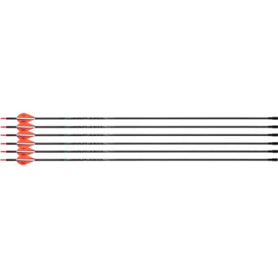 Victory Archery Vap Tko Gamer 400 Arrow Fletched 6Pk, VAPTKAG-400FB-6, 811870034732