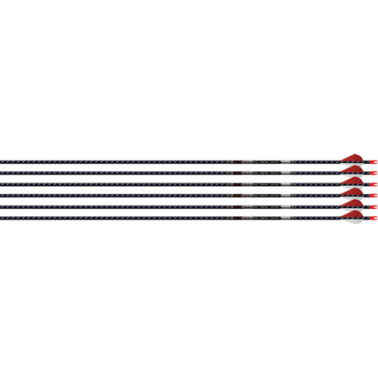 Easton Arrow Fmj 5Mm 300 W/ 2" Bully Vanes 6-Pack Autumn Org, 330473, 723560304738