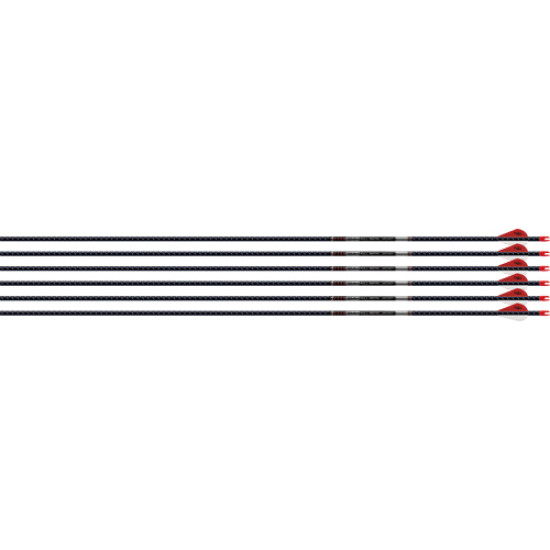 Easton Arrow 5Mm Fmj 340 W/ Ho 6-Pack W/ 2" Blazer Vanes, 701237, 723560012374