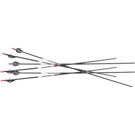 Easton Arrow Fmj 5Mm 400 W/ 2" Blazer Vanes 6-Pack, 617842, 723560178421