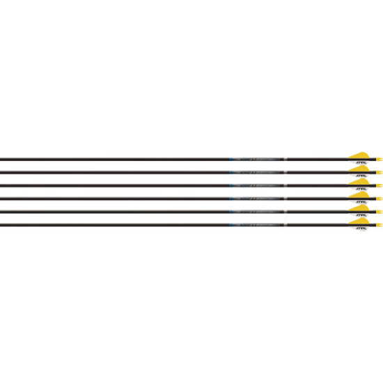 Easton Arrow Sonic 6.0 300 W/2" Bully Vanes 6-Pack, 430627, 723560306275