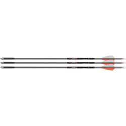 Axe Crossbow Micro Bolt .166" Red Lighted Nock 19" 3Pk