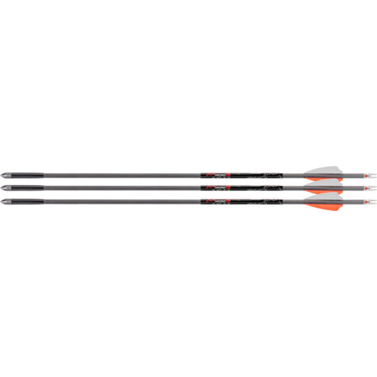 Axe Crossbow Micro Bolt .166" Red Lighted Nock 19" 3Pk, AX10004, 818322014724