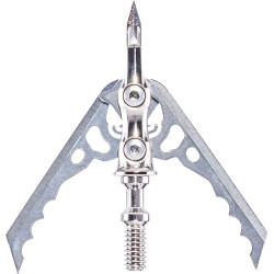 Rage Broadhead Hypodermic +P Nc 2-Blade 100Gr 1.75" 3Pk