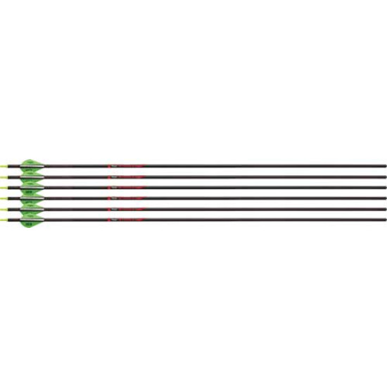 Victory Archery Vforce Sport 400 Arrow Fletched 6Pk, VFS-400FQ-6, 811870026768