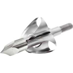 Flying Arrow Broadhead Toxic 100Gr 7/8" Cut 3/Pk Silver