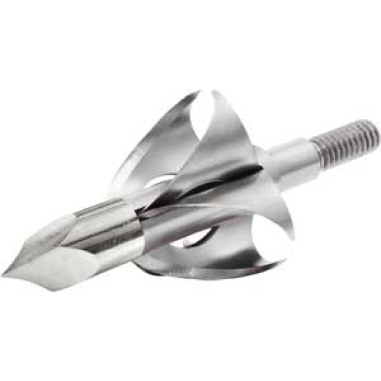 Flying Arrow Broadhead Toxic 100Gr 7/8" Cut 3/Pk Silver, T3100, 853723004028