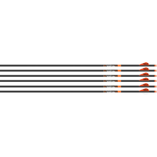 Easton Arrow 6.5Mm Bowhunter 500 W/2" Bully Vanes 6-Pack, 29027, 723560290277