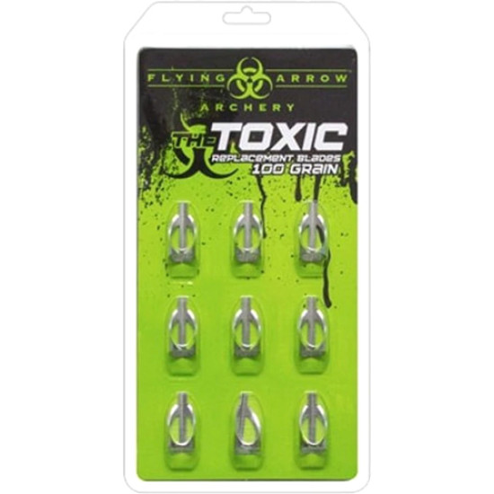 Flying Arrow Replacement Blade Toxic 100Gr 9/Pk, T9100, 853723004172