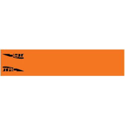 Tac Vanes Standard Arrow Wrap 4.675" Orange 13 Pack