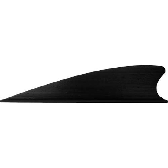 Tac Vanes Matrix 2.25" Shield Cut Black 36 Pack, 80TAC-0360301-1061, 810024610617