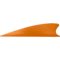 Tac Vanes Matrix 2.25" Shield Cut Orange 36 Pack