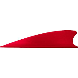 Tac Vanes Matrix 2.25" Shield Cut Red 36 Pack