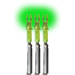 Lumenok Lighted Nock X-Series Green 3Pk