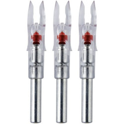 Nockturnal Lighted Nock S-Series Red 3/Pack