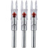 Nockturnal Lighted Nock S-Series Red 3/Pack