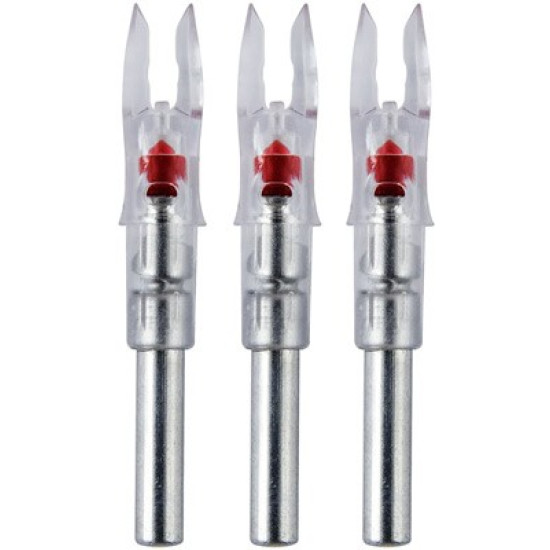 Nockturnal Lighted Nock X-Series Red 3/Pack, NT502, 818322010399