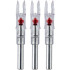 Nockturnal Lighted Nock X-Series Red 3/Pack