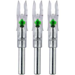 Nockturnal Lighted Nock X-Series Green 3/Pack