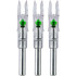 Nockturnal Lighted Nock X-Series Green 3/Pack