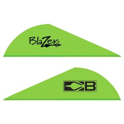 Bohning Blazer Vanes 2" Solid Neon Green 36Pk