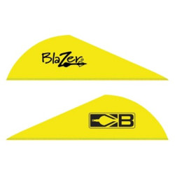 Bohning Blazer Vanes 2" Solid Neon Yellow 36Pk