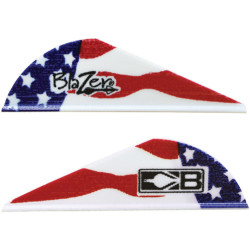 Bohning Blazer Vanes True Color 2" American Flag 36Pk