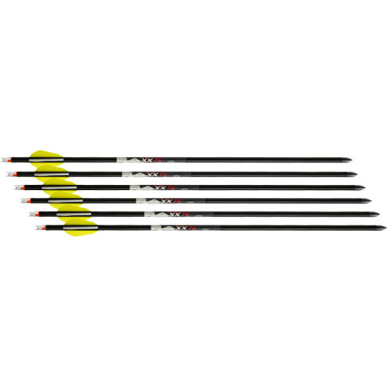 Wicked Ridge Xbow Arrow Xx75 20" Aluminum Alpha Nock 6Pk, HEA060.6, 788244013849