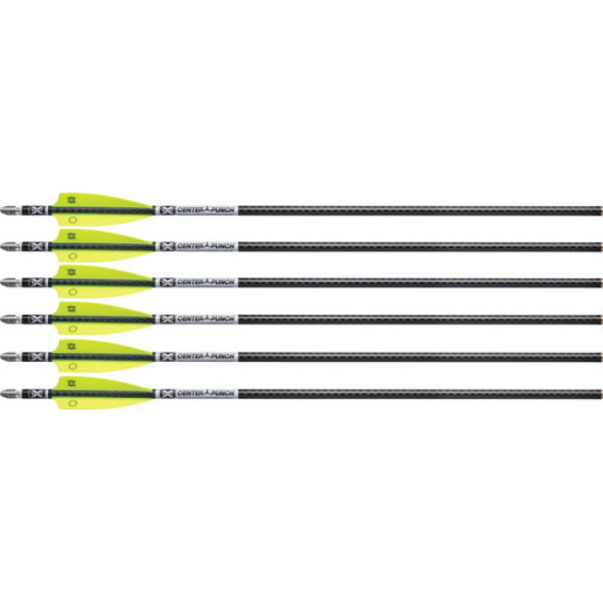 Tenpoint Xbow Arrow 20" Evo-X Center Punch Alpha Nock Hp 6Pk, HEA7406, 788244013283