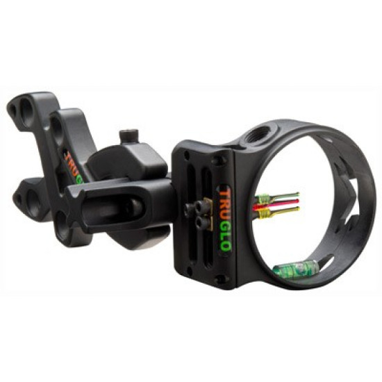 Truglo Bow Sight Storm 3-Pin .019 Dia Black, TG3013B, 788130018378