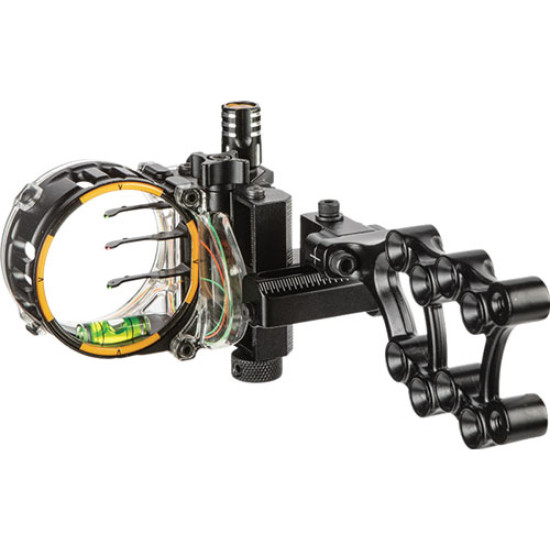 Trophy Ridge Bow Sight Hotwire 3-Pin .019 Rh Black, AS325R, 754806295688